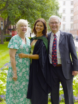 Family group in the gardens.